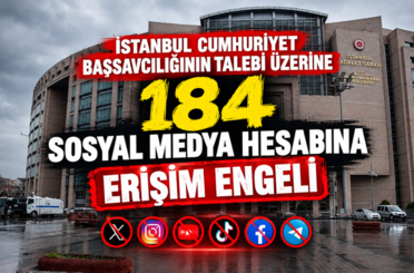 184 sosyal medya hesabına erişim engeli
