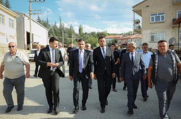 AK Parti il başkanı Özgökçen Doğanhisar’da Saha ve Üretim Ziyaretleri Gerçekleştirdi