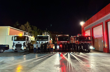 Antalya’daki orman yangınına Konya’dan destek