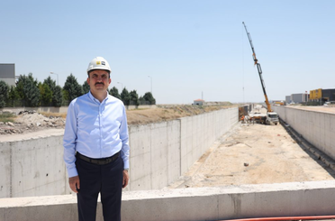 Başkan Altay, Keçili Kanalı ıslah çalışması ve Murat Kurum Caddesi’nde incelemelerde bulundu