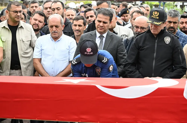 Başkomiser Hacı Murat Özbal son yolculuğuna uğurlandı