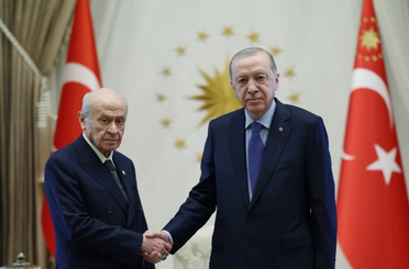 Cumhurbaşkanı Erdoğan, Devlet Bahçeli görüşmesi sona erdi