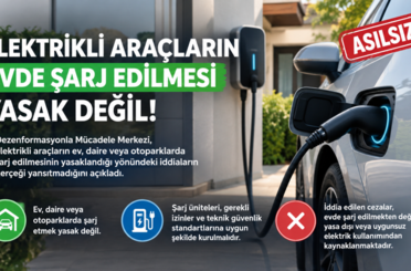 Elektrikli araçların evde şarj edilmesi yasak değil