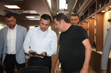 İl Başkanı Özgökçen, Huğlu’da üretim merkezlerini ziyaret etti