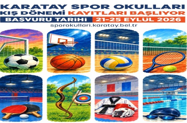 Karatay Kış Spor Okulları'nda yeni dönem başlıyor