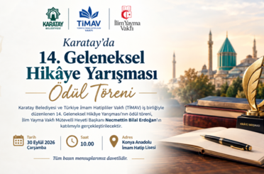 Karatay’da 14. Geleneksel Hikâye Yarışması ödül töreni