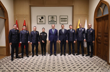 Konya İtfaiyesi'nden Başkan Altaya anlamlı ziyaret