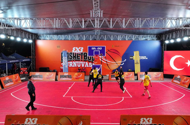 Konya'da 3x3 heyecanı: Gençler basketbol sahasında buluştu