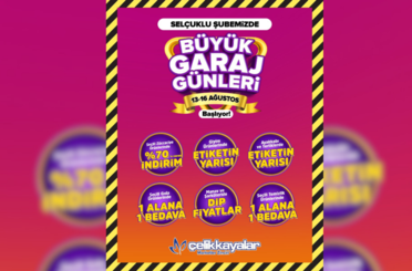 Konya’da 4 günlük indirim şöleni! 999 TL’ye televizyon, 1 TL’ye alışveriş