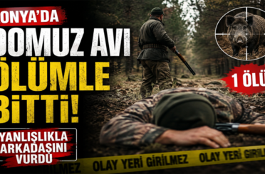 Konya’da domuz avı ölümle bitti! Yanlışlıkla arkadaşını vurdu