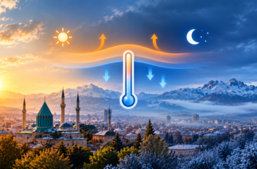 Konya’da enverziyon dönemi başlıyor: Gece sıcaklıkları 2-3 dereceye kadar düşebilir