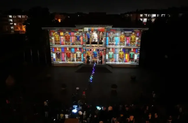 Konya'da nefes kesen gece! Mapping ve drone gösterisi büyüledi