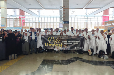 Konya’da yıllardır beklenen yolculuk başladı! Emekli ve gaziler kutsal topraklara gidiyor