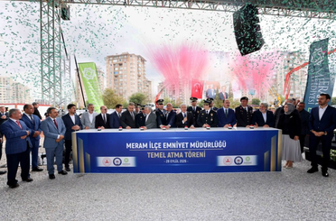 Meram Emniyeti İçin yeni dönem: Modern hizmet binasının temeli atıldı