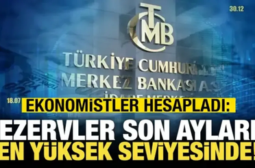 Merkez Bankası rezervleri 5,5 ayın en yüksek seviyesine çıktı