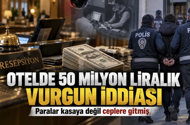 Otelde 50 milyon liralık vurgun iddiası: Paralar kasaya değil ceplere gitmiş
