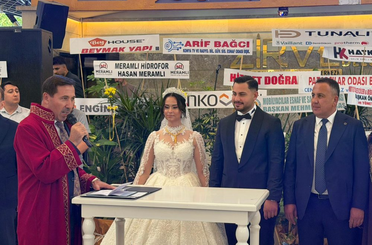Ünlügül ve Koyuncu ailelerinin mutlu günü