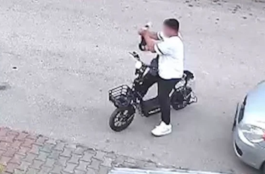 Yavru kediyi öptükten sonra boğdu